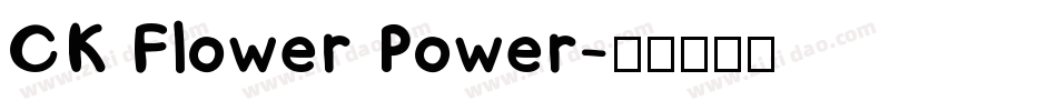 CK Flower Power字体转换